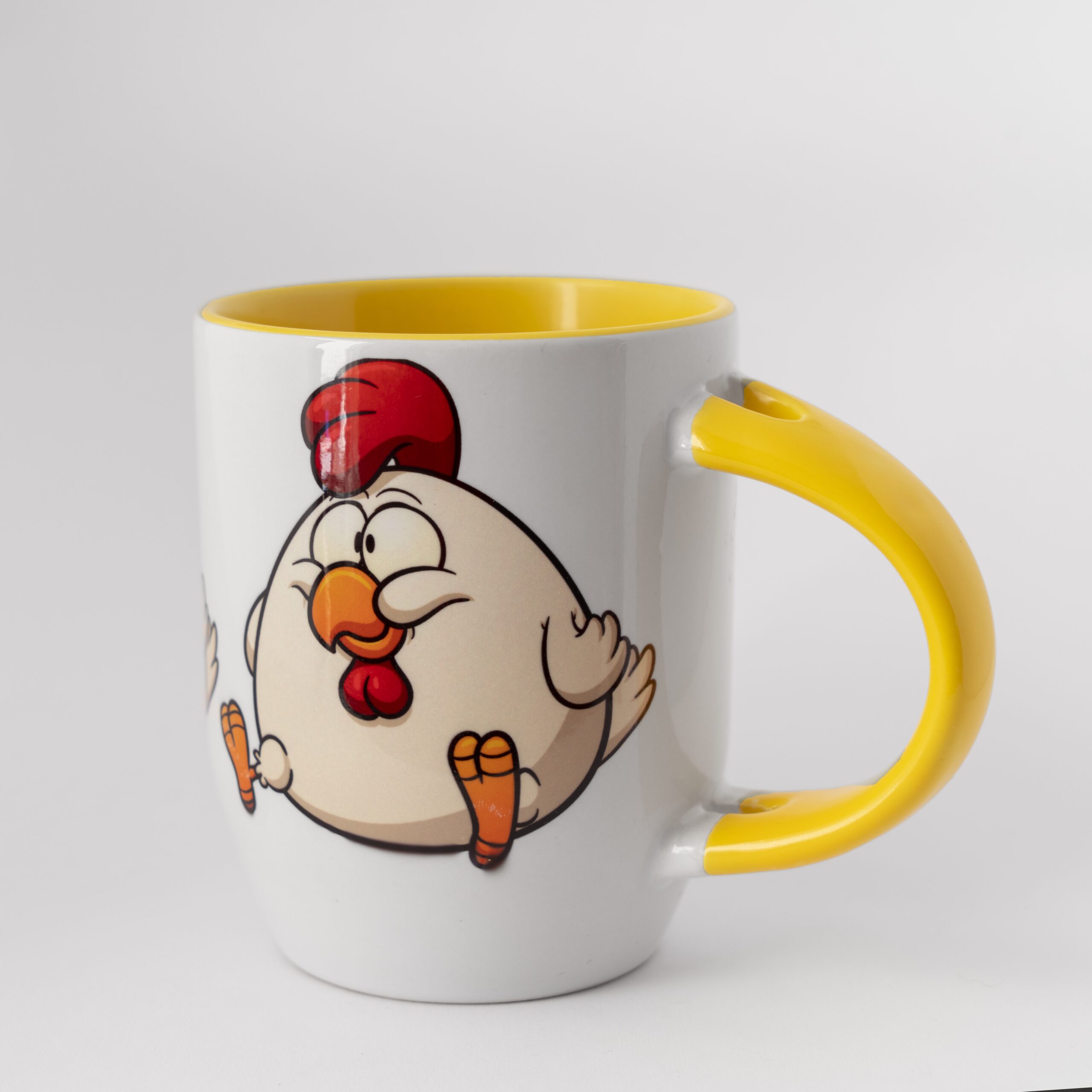 Lepeltje Mok - Gele kip-image