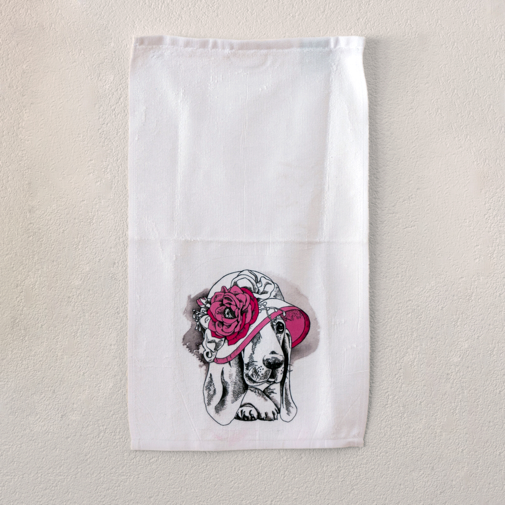 Gastendoekje - Basset Roze Hoed-image